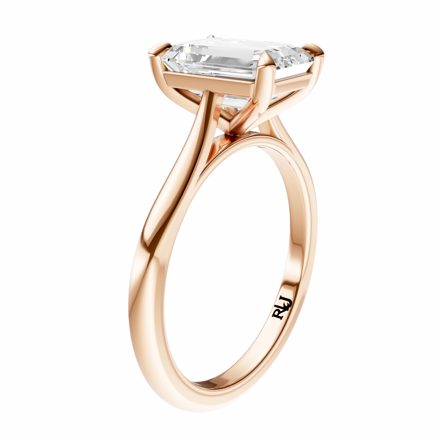 Emerald Cathedral Solitaire Setting