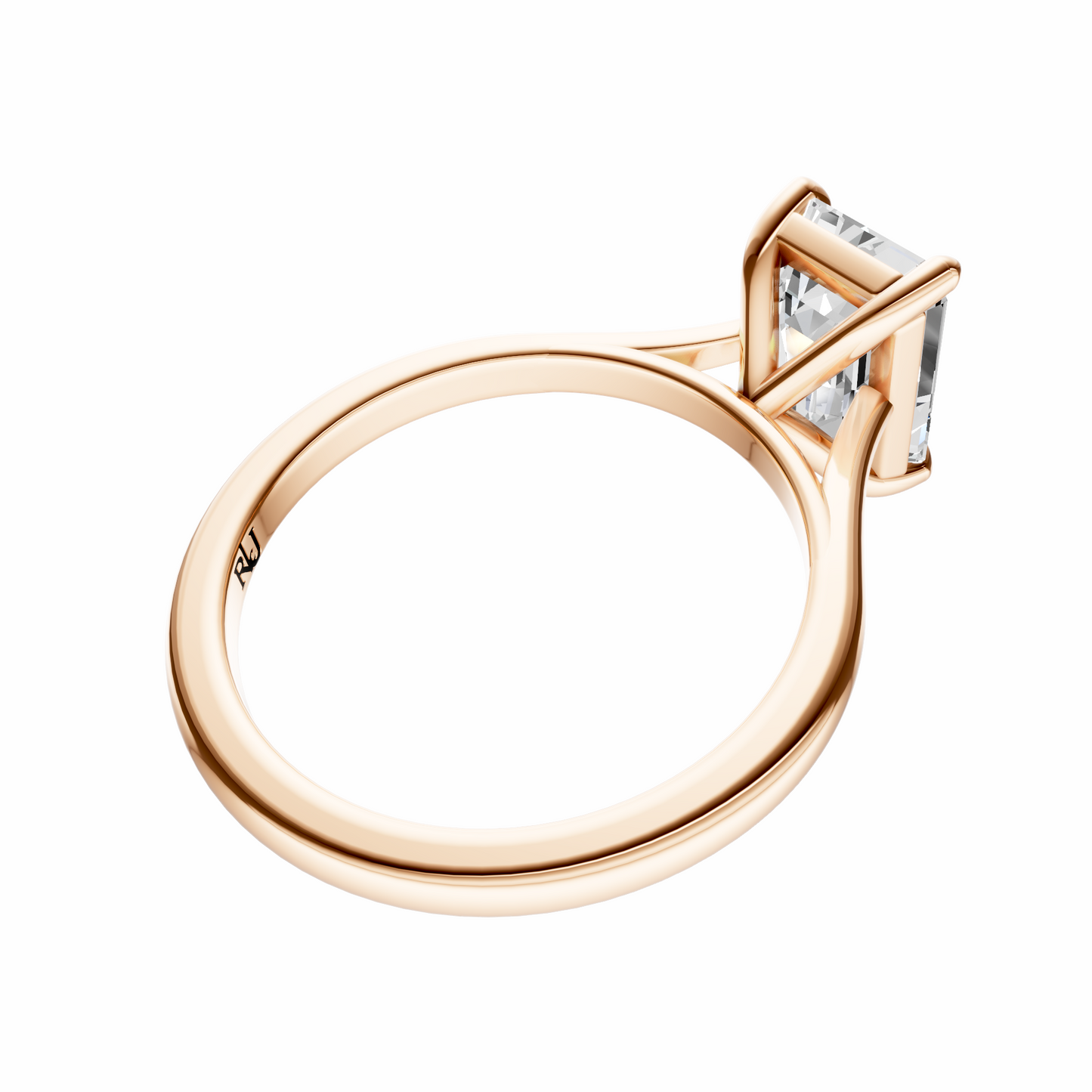 Emerald Cathedral Solitaire Setting