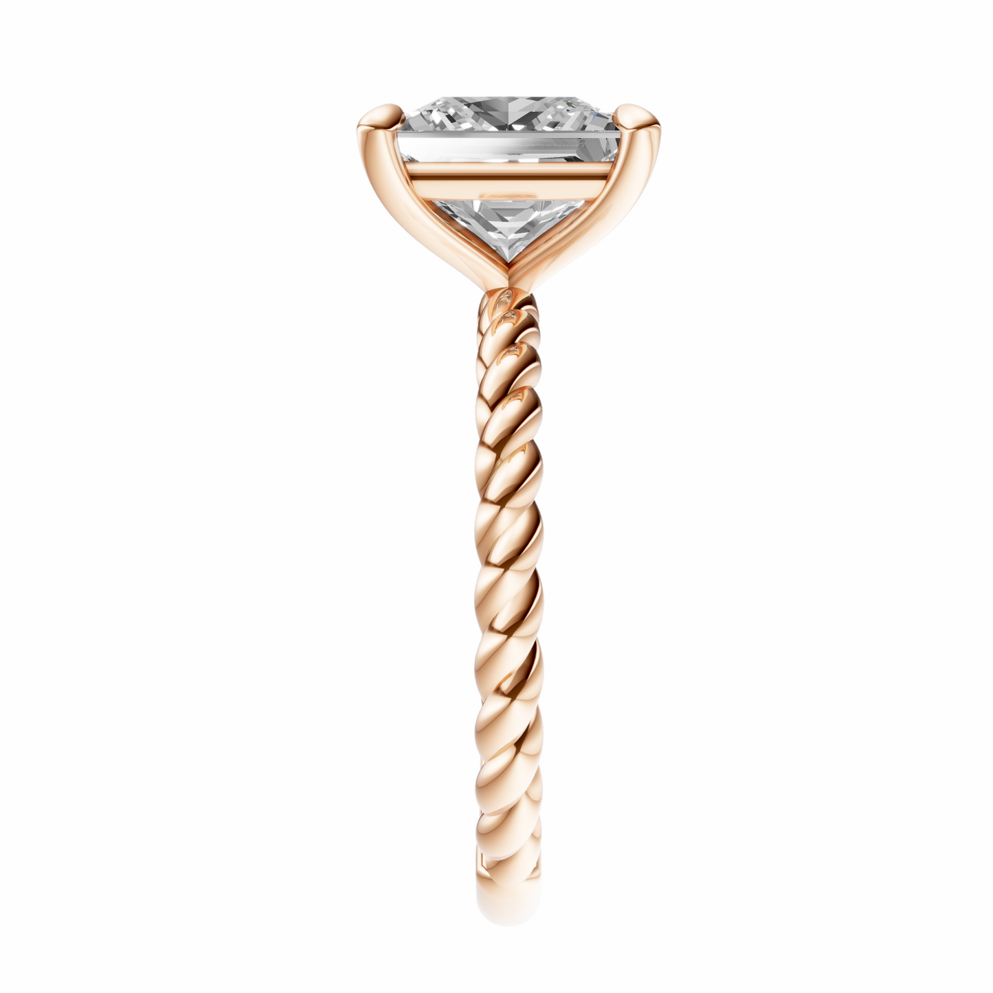 Princess Twirl Solitaire Setting