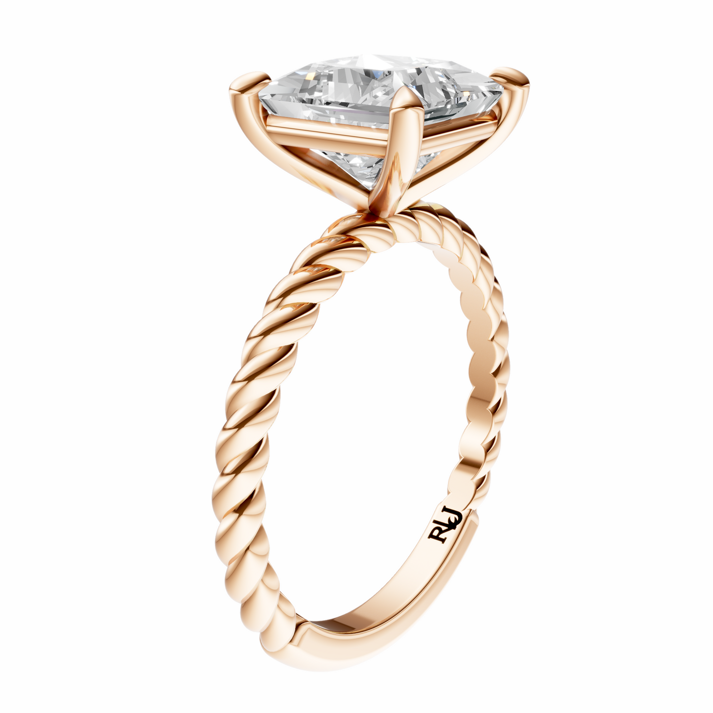 Princess Twirl Solitaire Setting