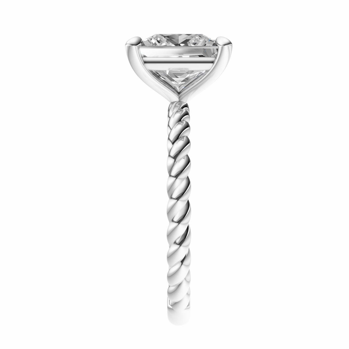 Princess Twirl Solitaire Setting