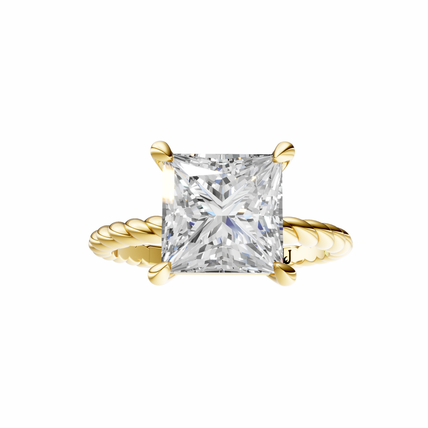 Princess Twirl Solitaire Setting