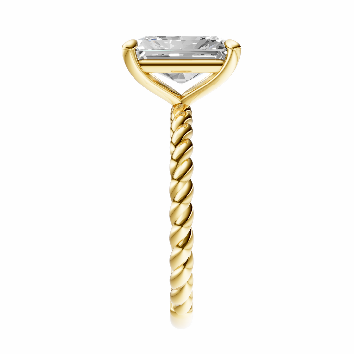 Radiant Twirl Solitaire Setting