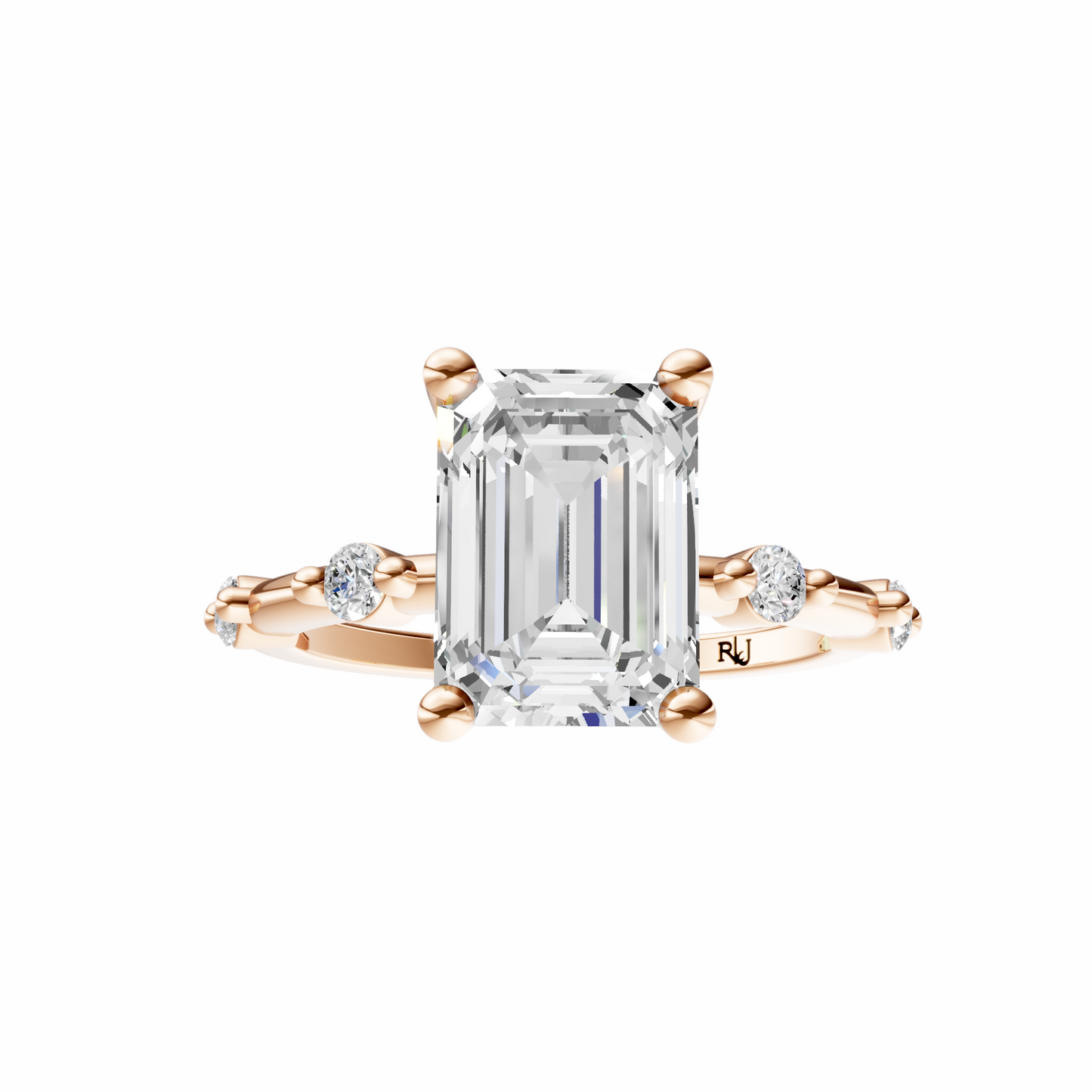 Emerald Sprinkled Accented Setting
