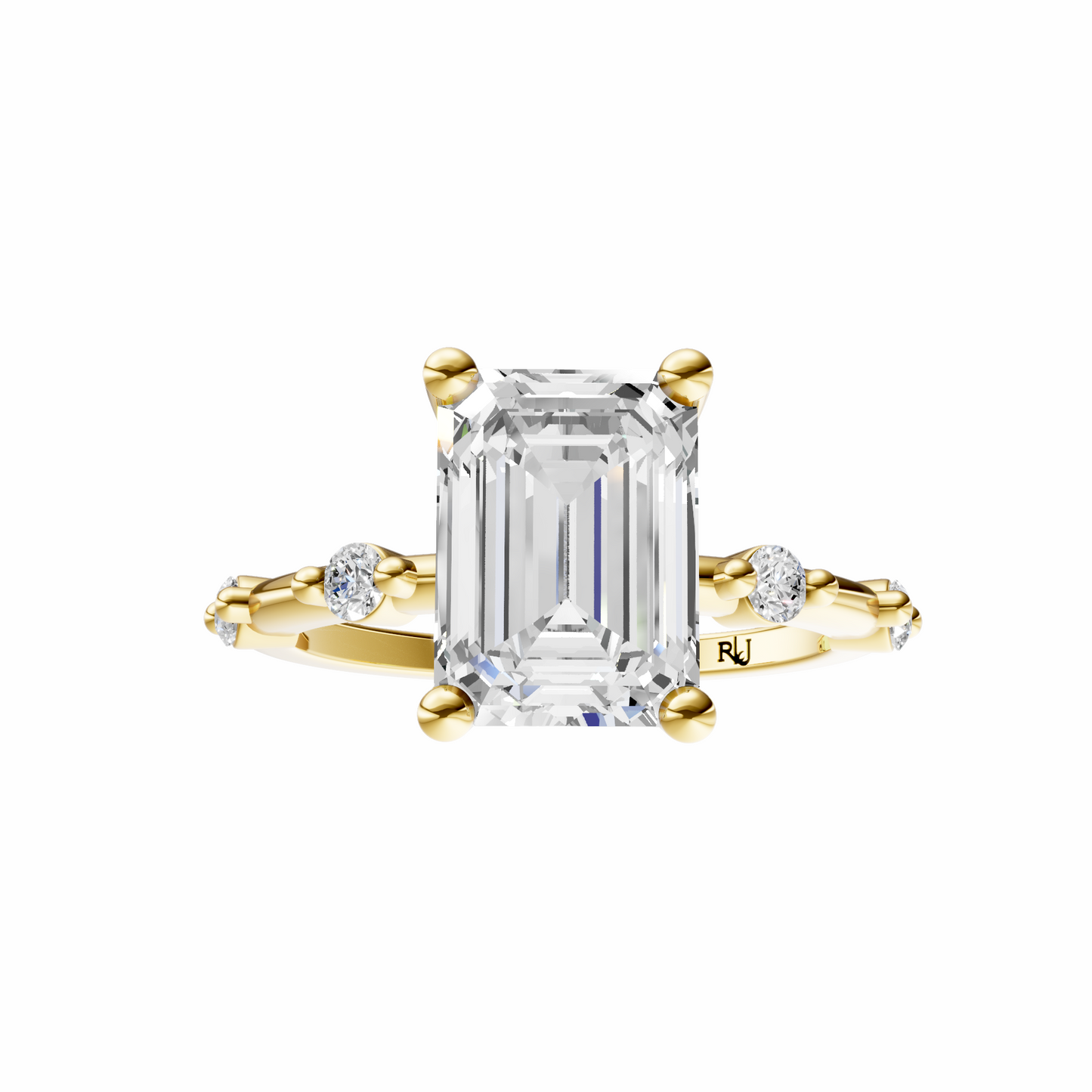 Emerald Sprinkled Accented Setting