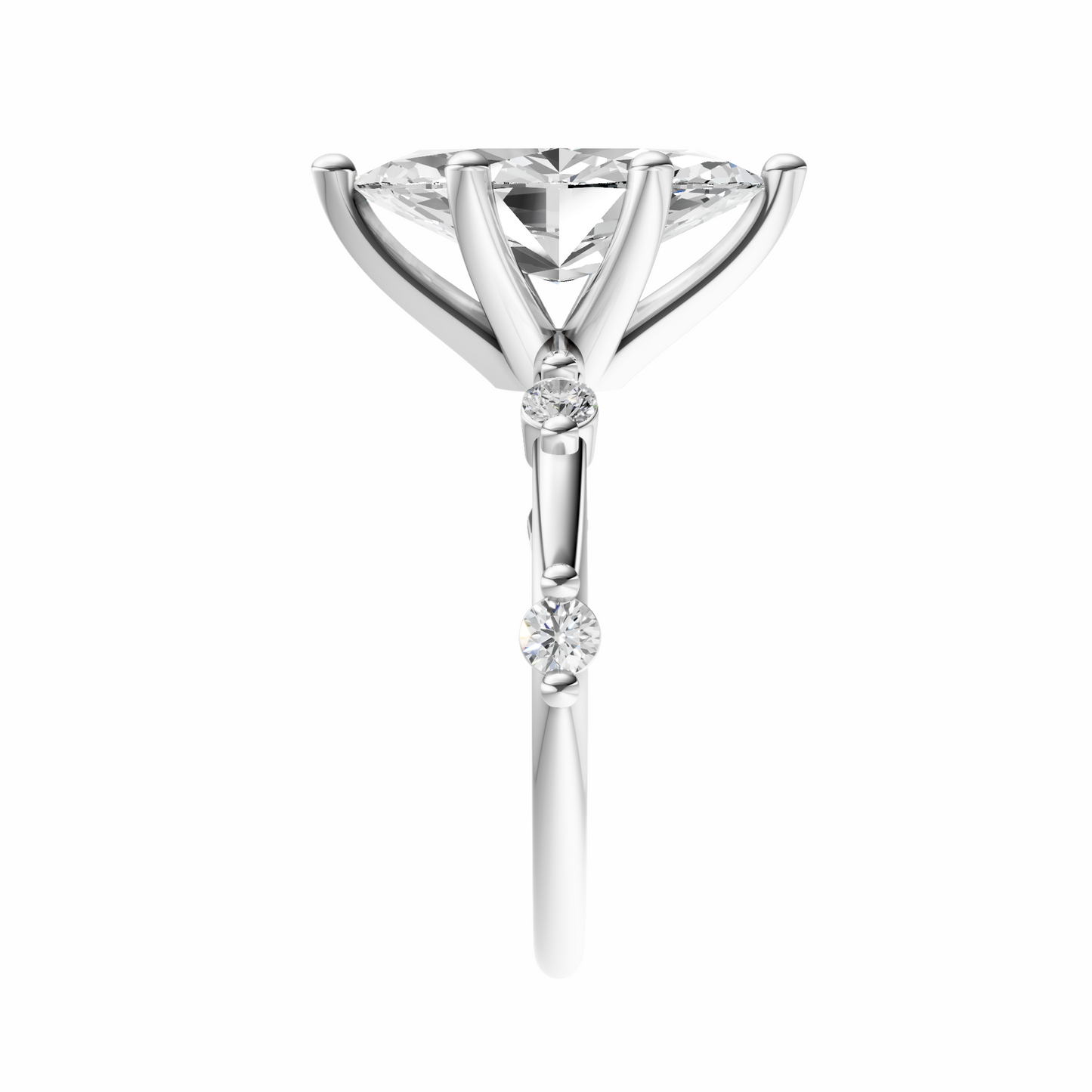 Marquise Sprinkled Accented Setting