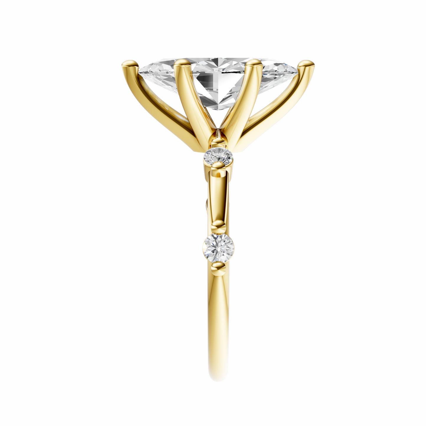 Marquise Sprinkled Accented Setting