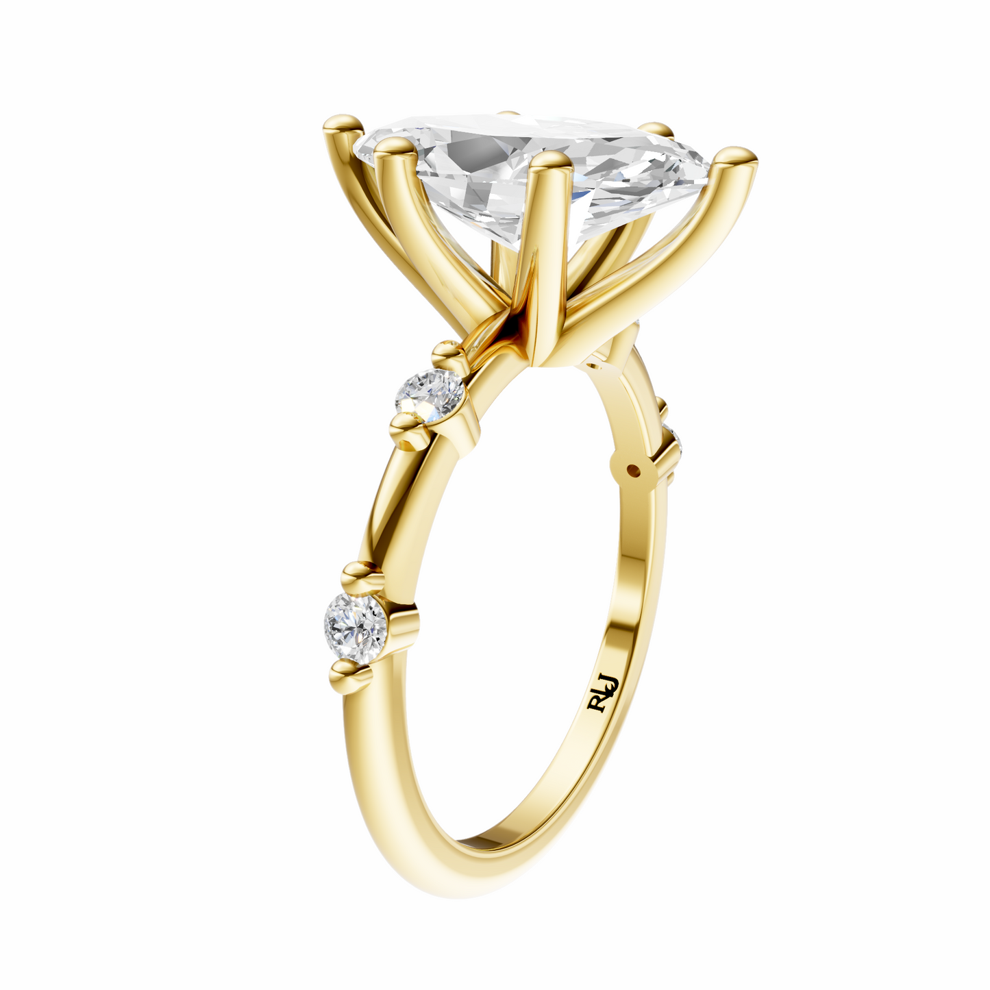Marquise Sprinkled Accented Setting