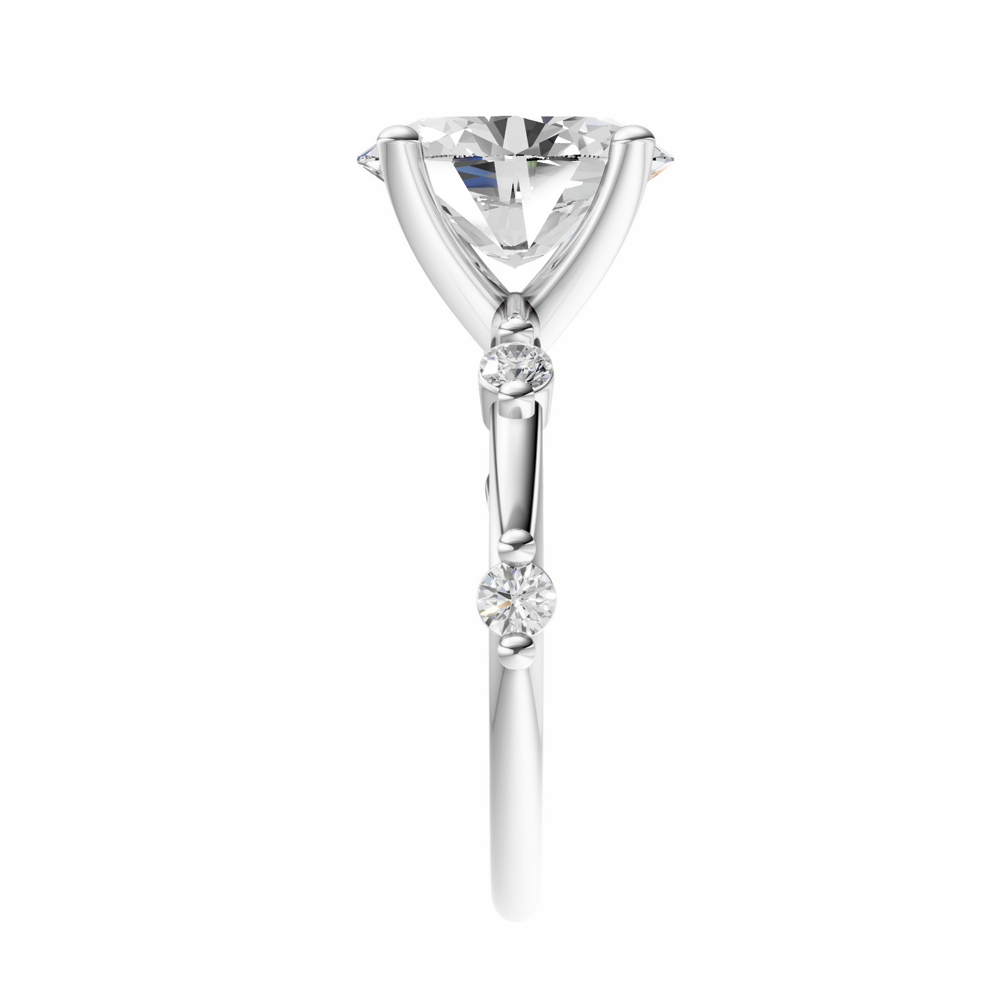 Oval Sprinkled Accented Setting