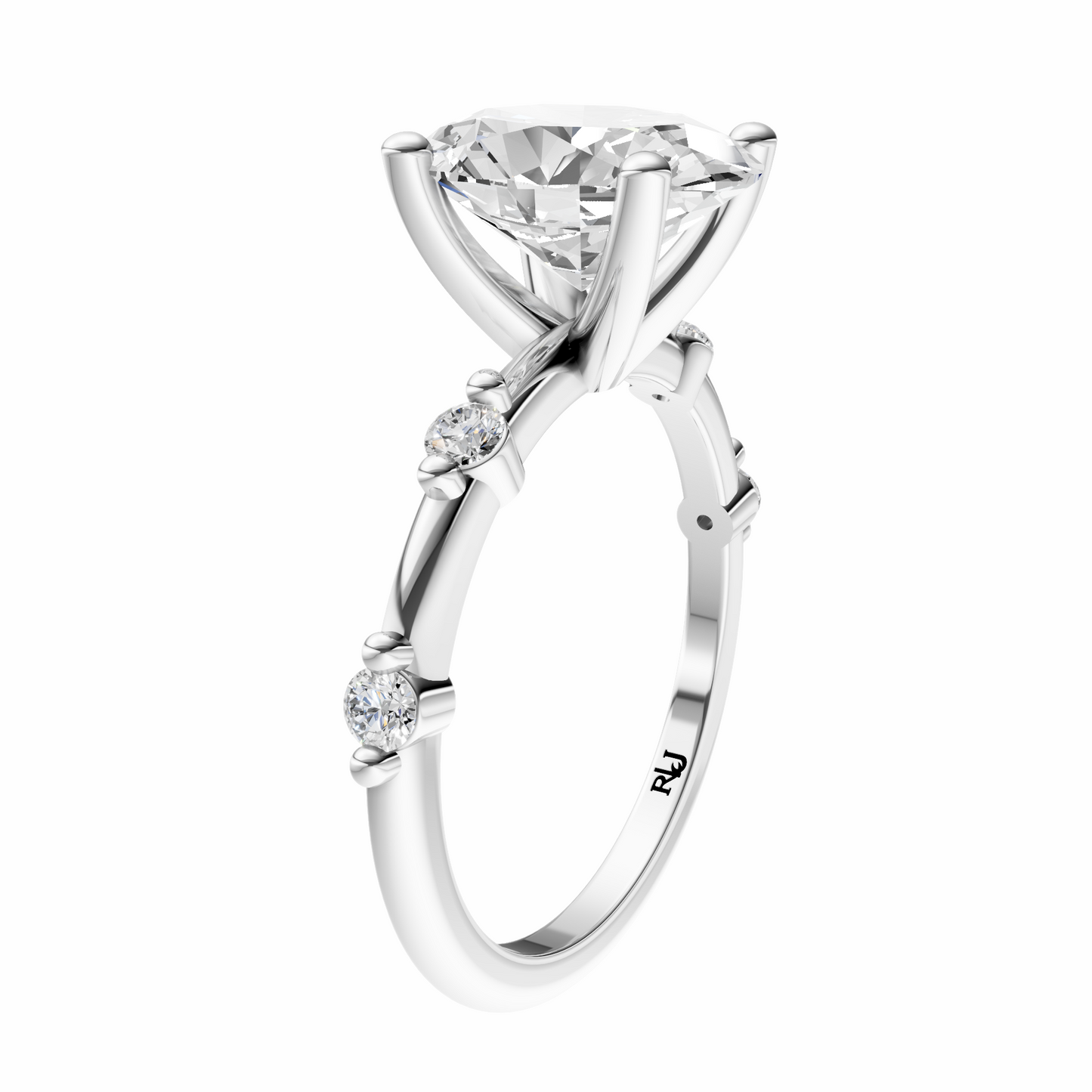 Oval Sprinkled Accented Setting