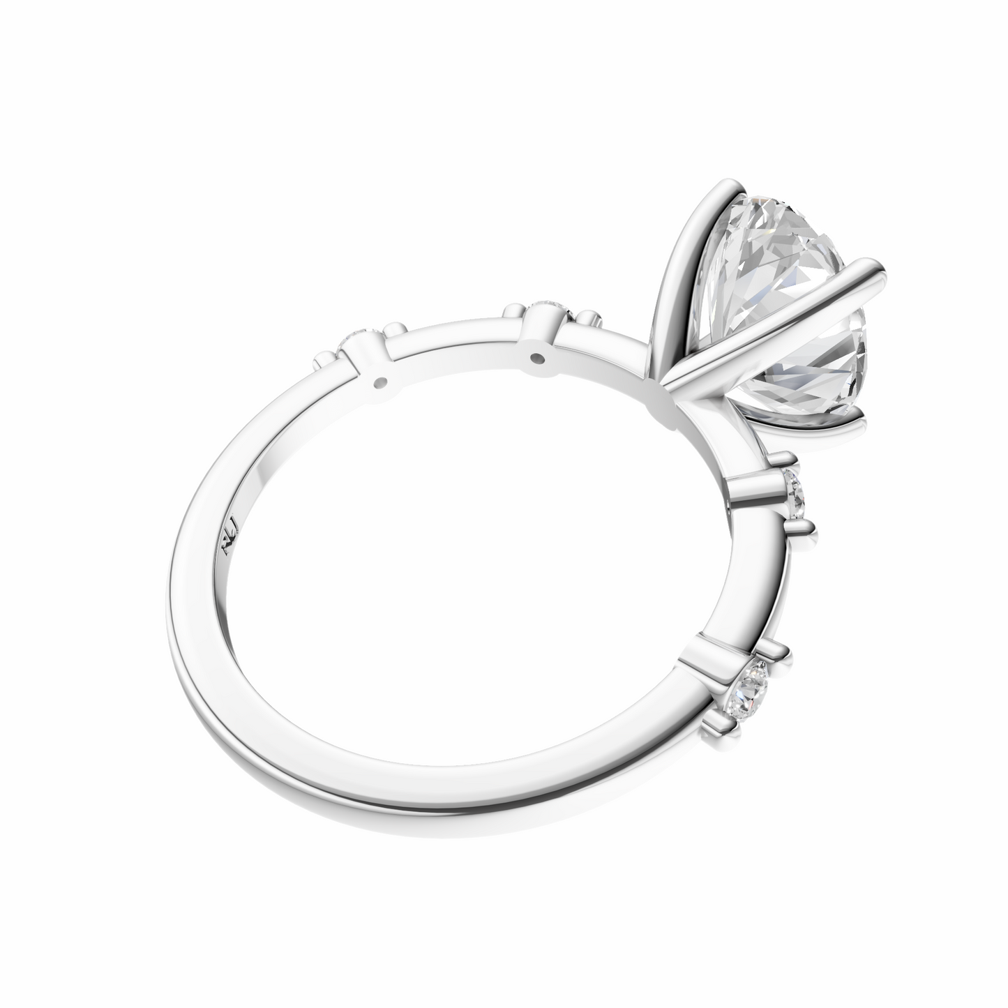 Oval Sprinkled Accented Setting