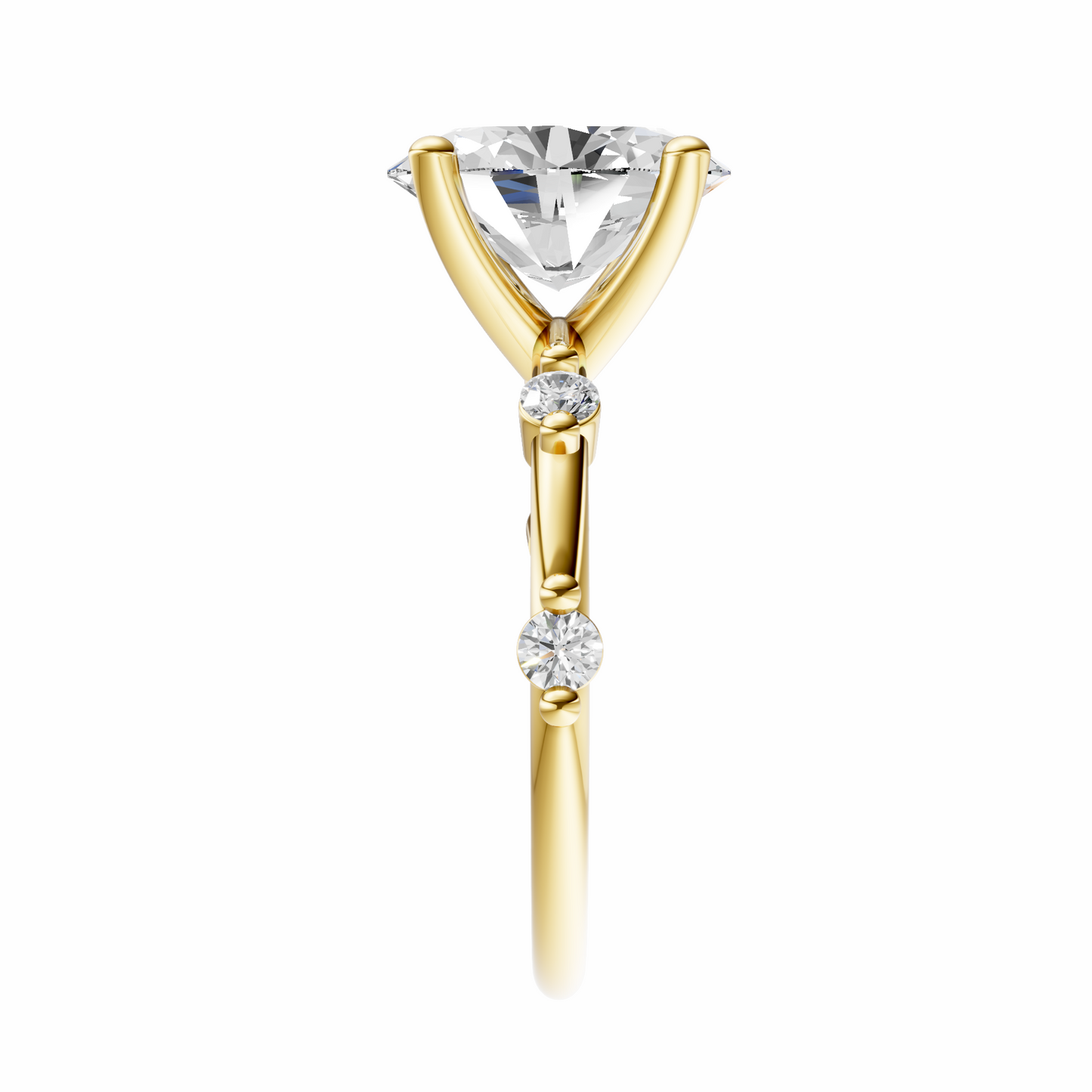 Oval Sprinkled Accented Setting