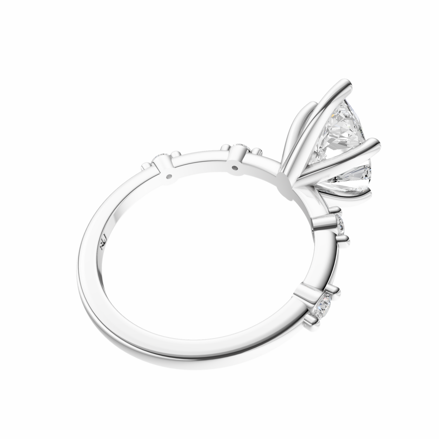Pear Sprinkled Accented Setting