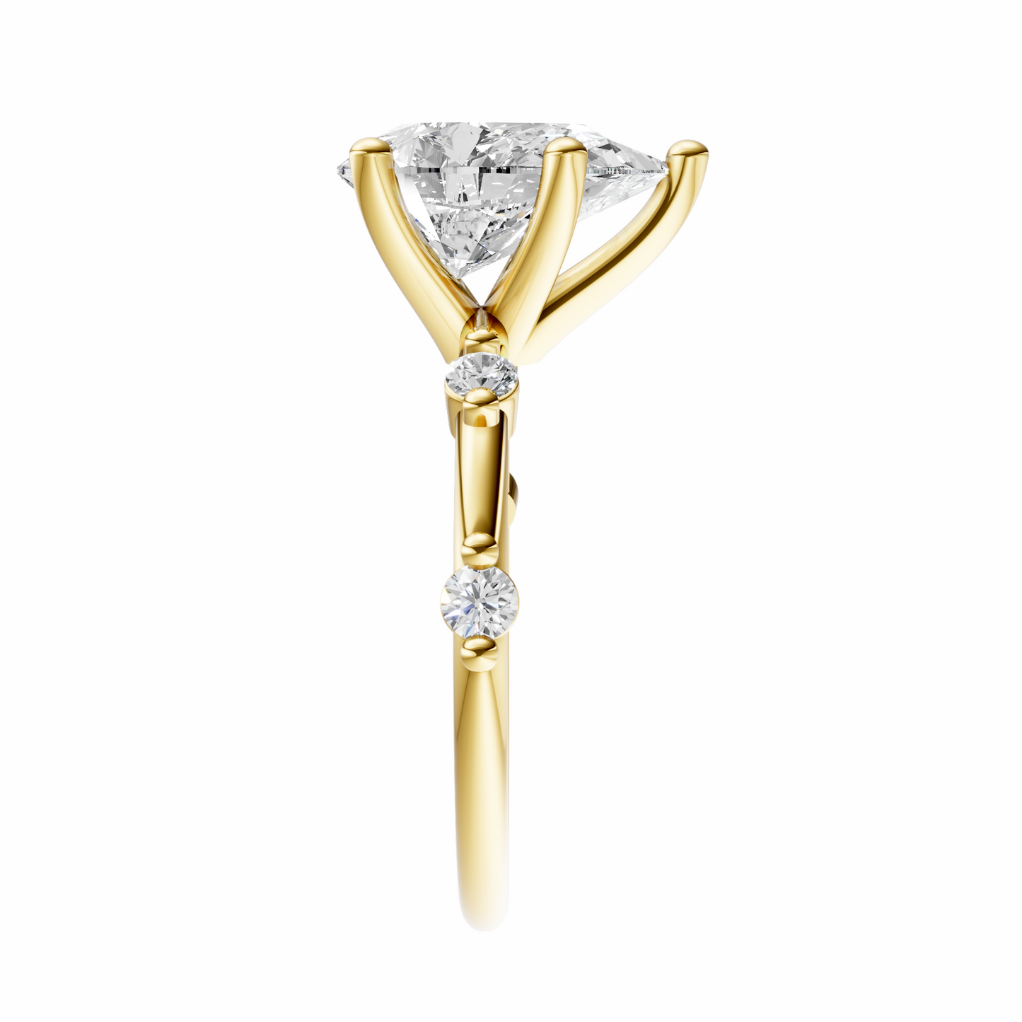 Pear Sprinkled Accented Setting