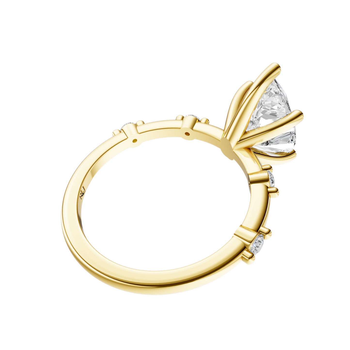 Pear Sprinkled Accented Setting