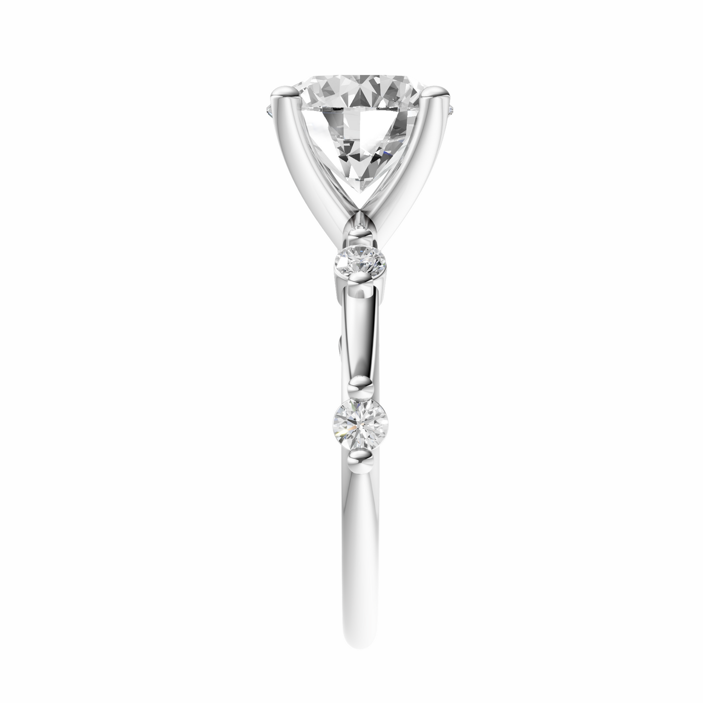 Round Sprinkled Accented Setting
