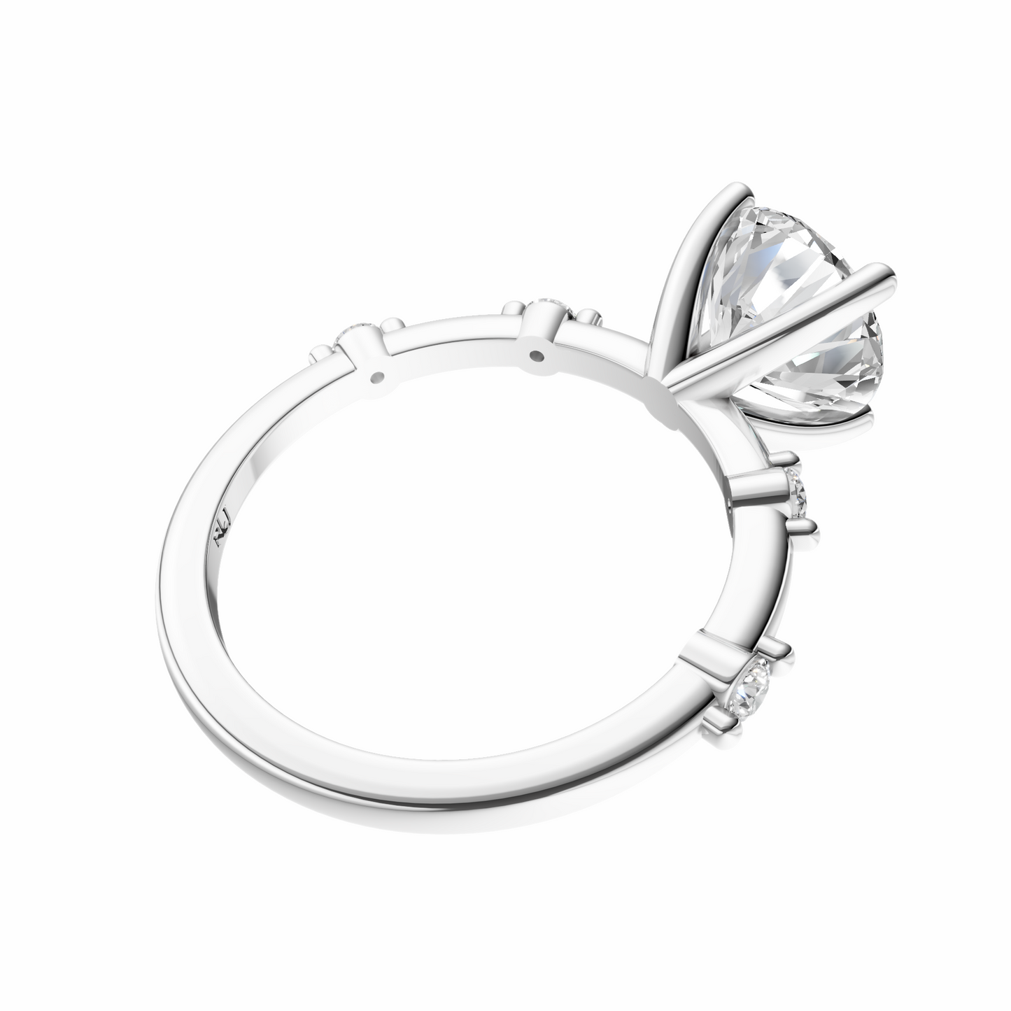Round Sprinkled Accented Setting