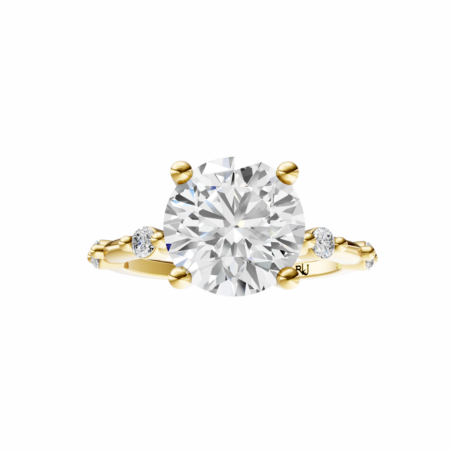 Round Sprinkled Accented Setting
