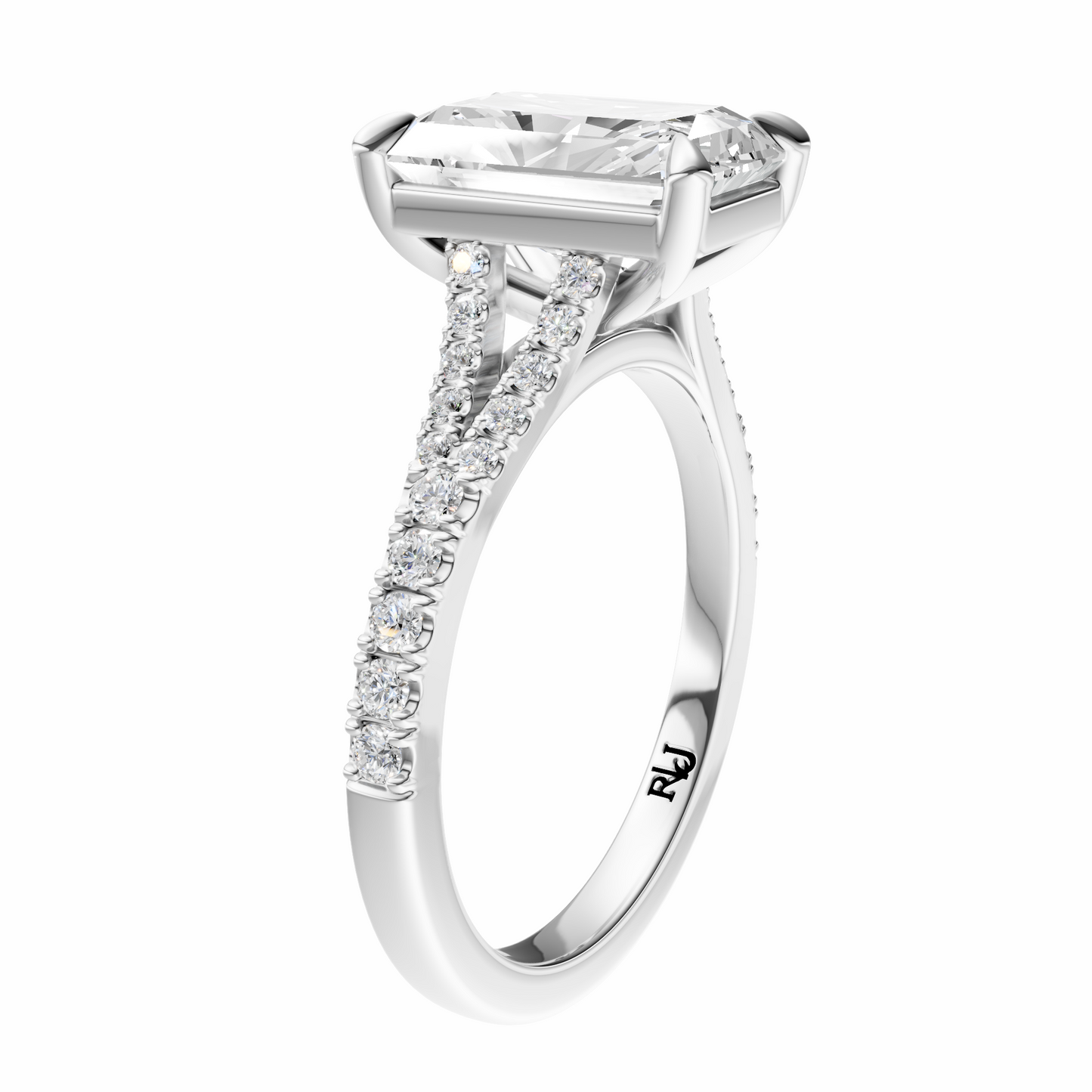 Radiant Traditional Split-Shank Cathedral Setting