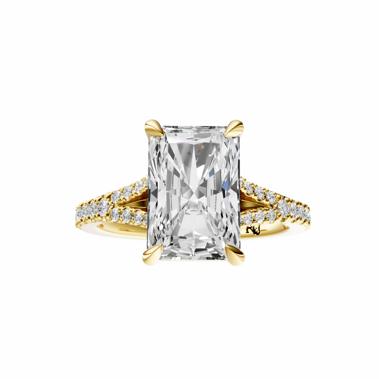 Radiant Traditional Split-Shank Cathedral Setting