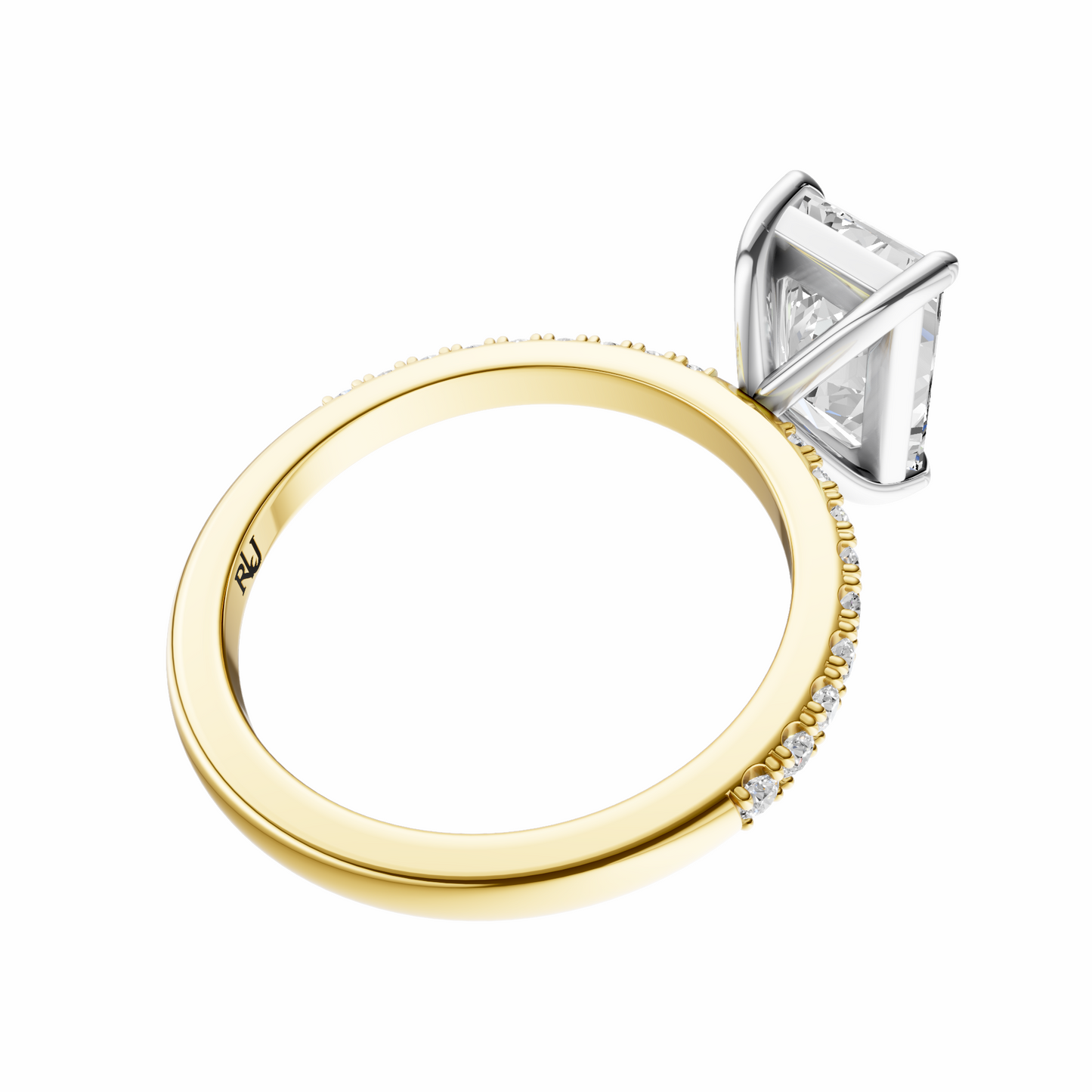 Radiant Mixed Metal Traditional Elegance Setting