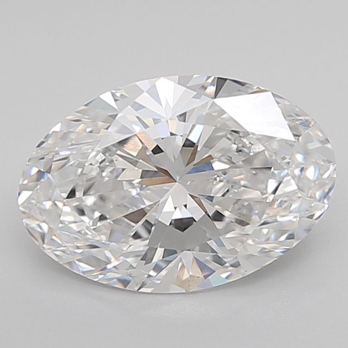 2.59 Carat Oval IGI Labgrown Diamond, With Certificate ID LG589387237