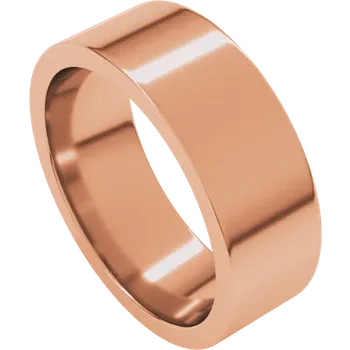 7MM Flat Men's Wedding Band