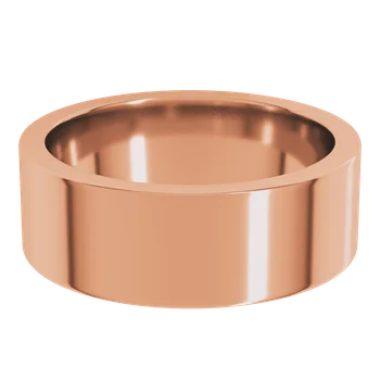 7MM Flat Men's Wedding Band