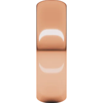 6MM Half Round Men's Wedding Band