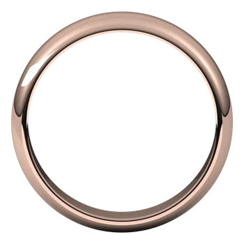 5MM Half Round Men's Wedding Band