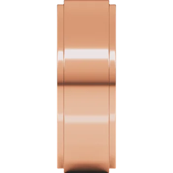 7MM Stepped Edge Flat Men's Wedding Band