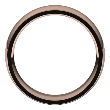 7MM Half Round Stepped Edge Men's Wedding Band