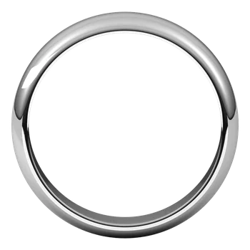 5MM Half Round Men's Wedding Band