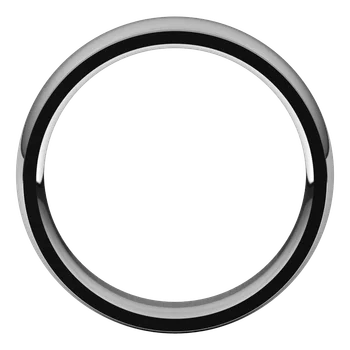 6MM Half Round Stepped Edge Men's Wedding Band