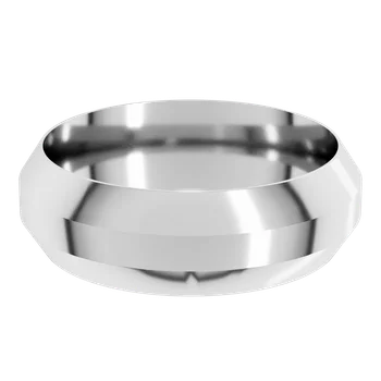 7MM Trapezoid Flat Men's Wedding Band