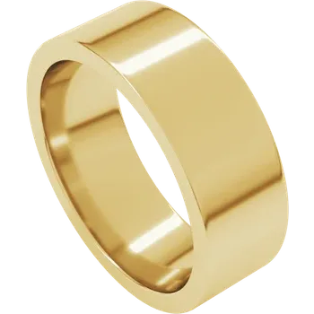 7MM Flat Men's Wedding Band