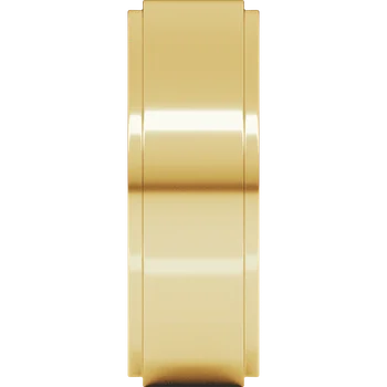 7MM Stepped Edge Flat Men's Wedding Band