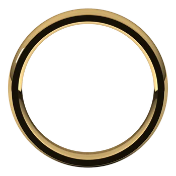 5MM Half Round Stepped Edge Men's Wedding Band
