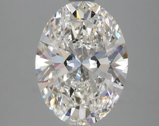 2.96 Carat Oval IGI Labgrown Diamond, With Certificate ID LG628480719