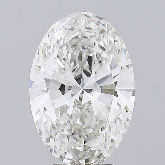 4.04 Carat Oval IGI Labgrown Diamond, With Certificate ID LG617425785