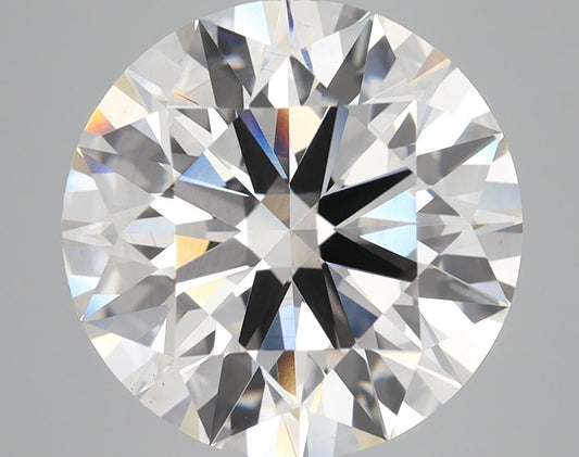 7.09 Carat Round Lab Grown Diamond