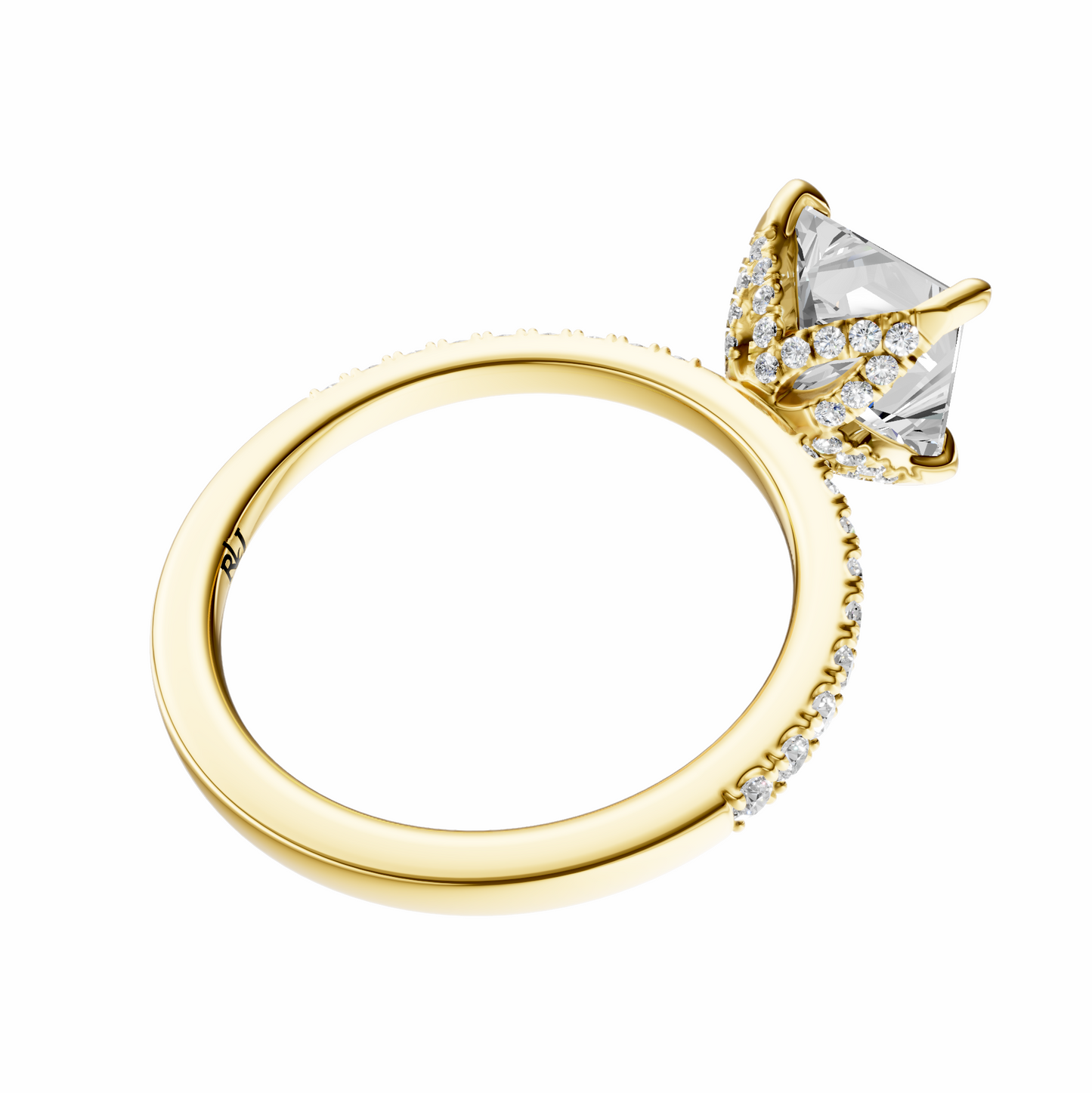 Princess Traditional Accented Tulip Sparkler Setting