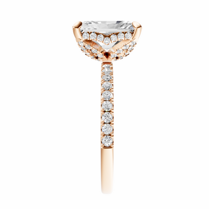 Radiant Traditional Accented Tulip Sparkler Setting