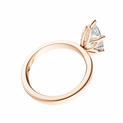 Marquise Tulip 2.7mm Band Solitaire Setting