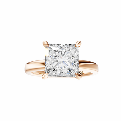 Princess Tulip 2.7mm Band Solitaire Setting
