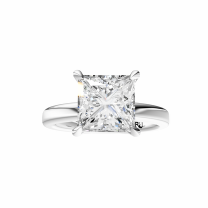 Princess Tulip 2.7mm Band Solitaire Setting