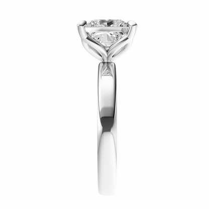 Princess Tulip 2.7mm Band Solitaire Setting