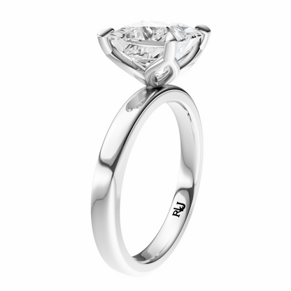 Princess Tulip 2.7mm Band Solitaire Setting