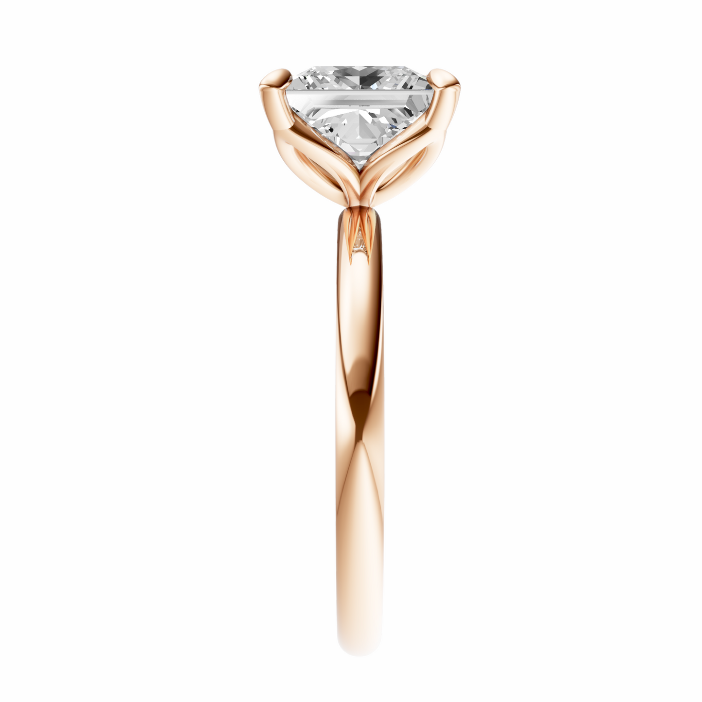 Princess Tulip Basket Solitaire Setting