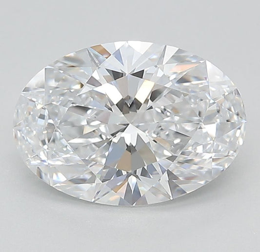 1.93 Carat Oval IGI Labgrown Diamond, With Certificate ID LG615345213